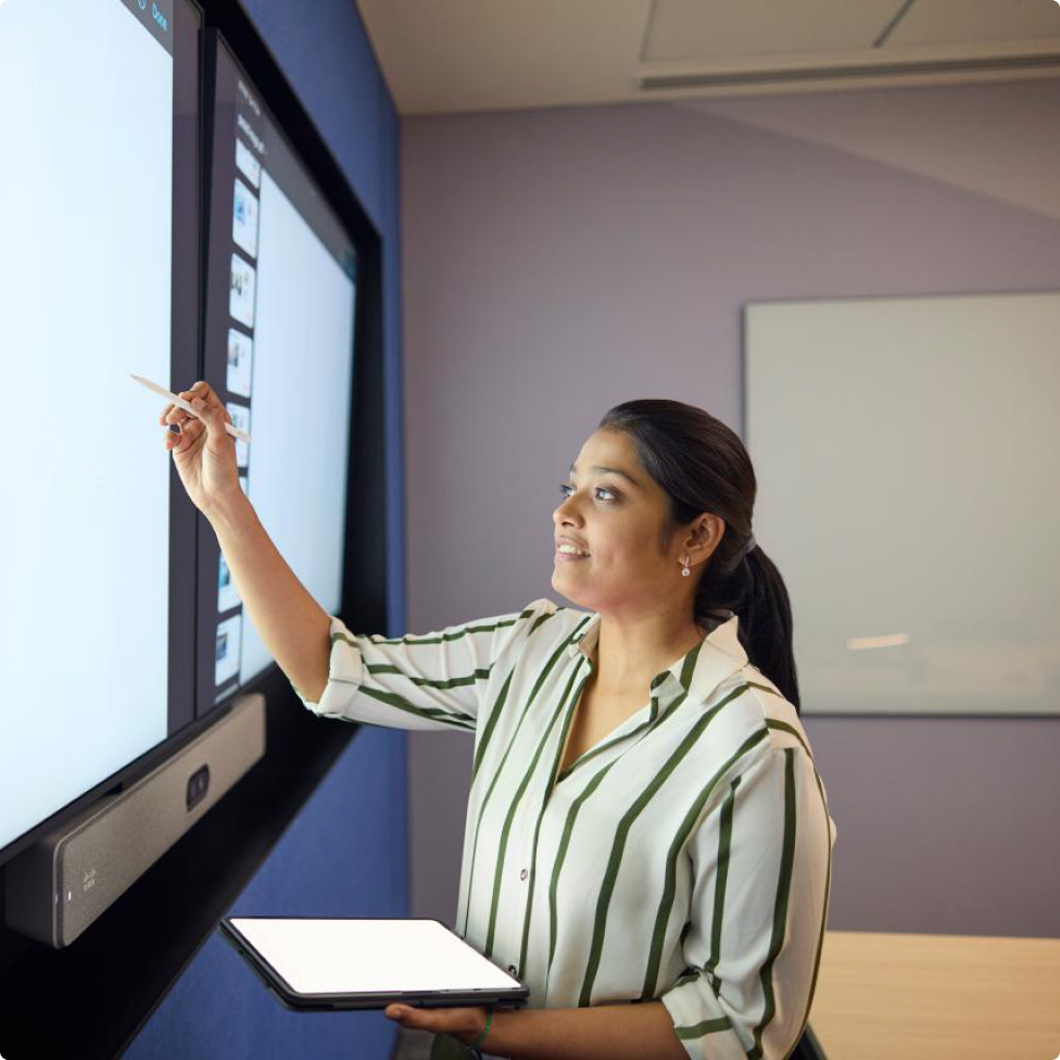 A researcher presents findings from a recent cancer clinical study.
